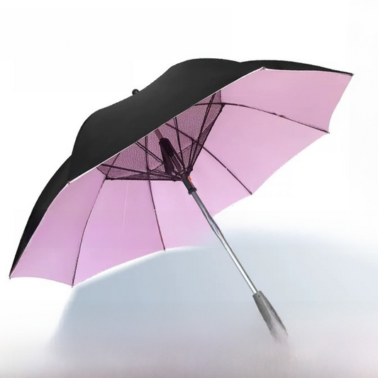 Cooling Umbrella with USB Fan and Mist Spray