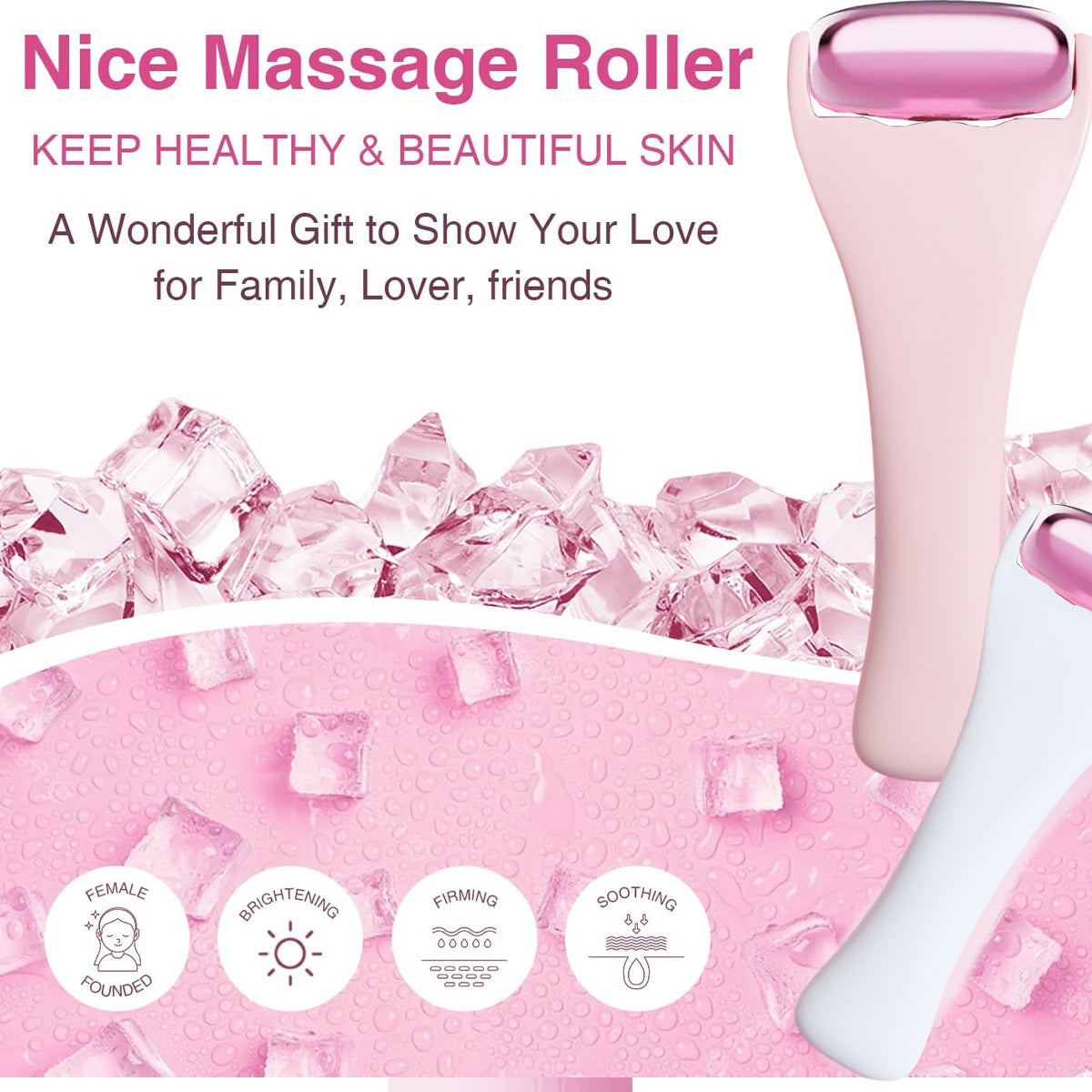 Rose Gold Face & Body Massage Roller