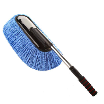 Retractable blue car wash mop