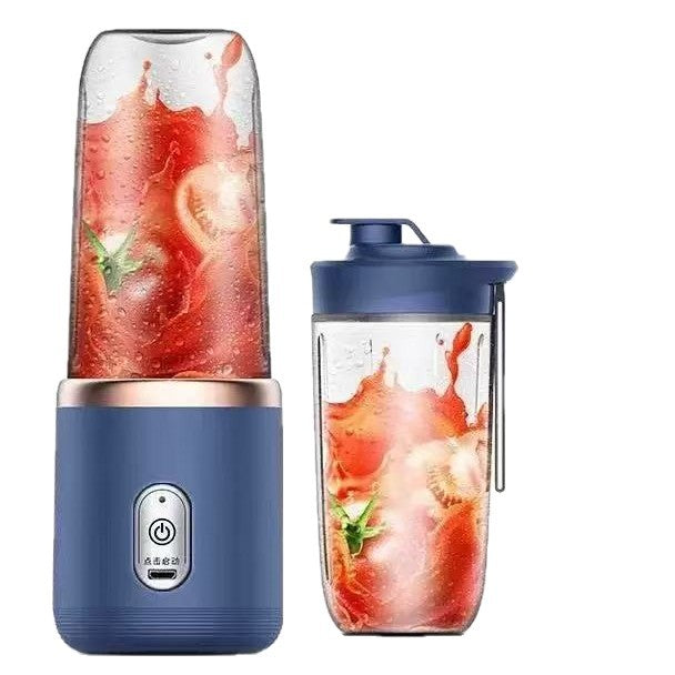 Double-bottle fruit juicer