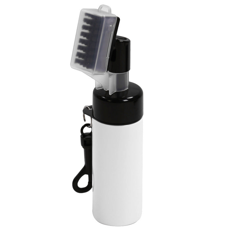 Press Type Golf Ball Cleaning Spray Brush
