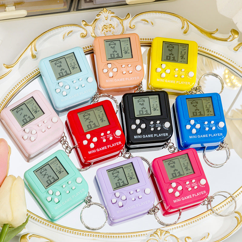 Handheld Tetris Game Console Keychain