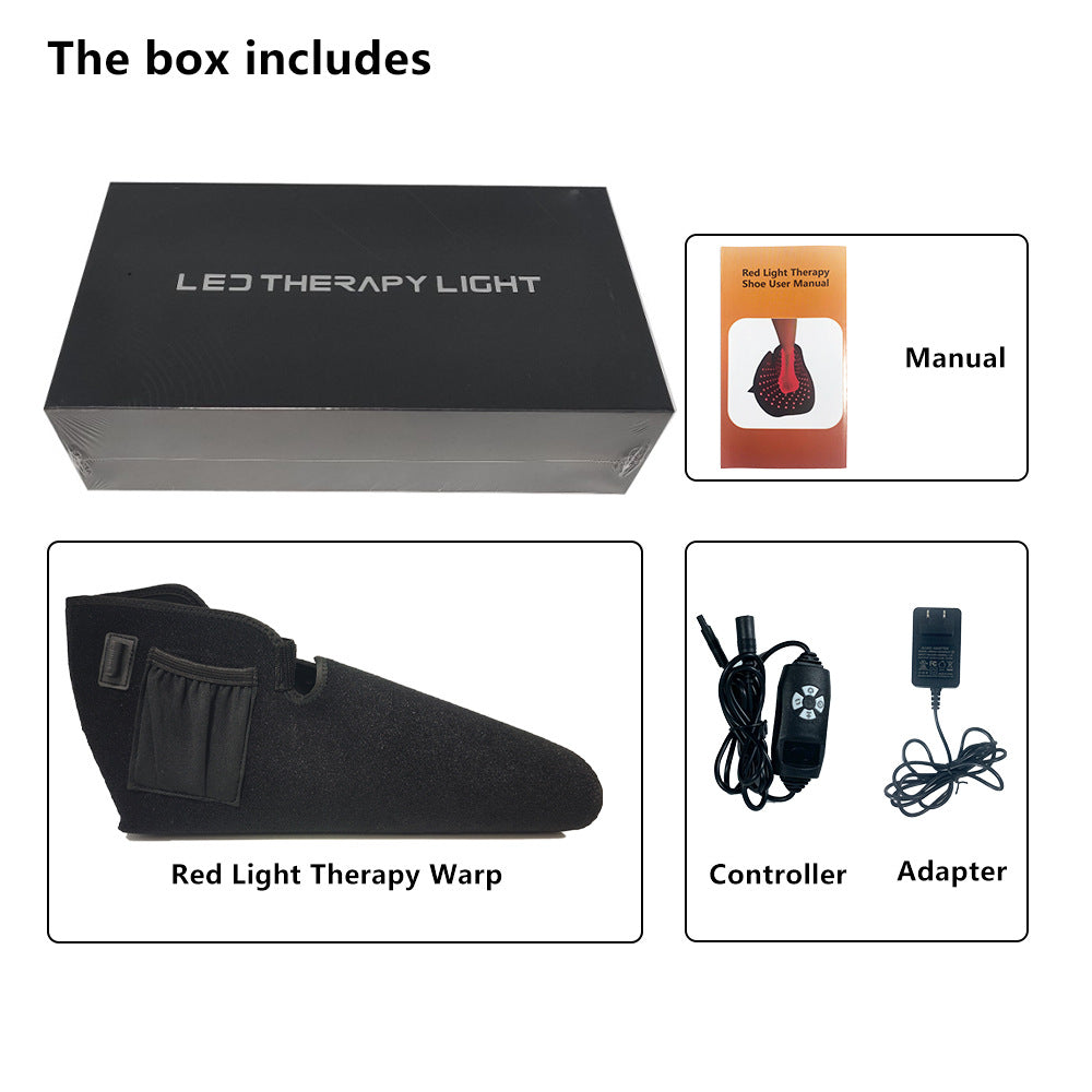 Remote Control Red Light Therapy Heating Slippers