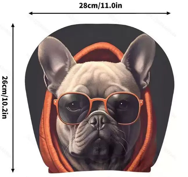 Car headrest cover