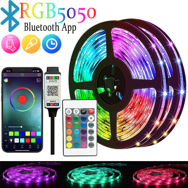 LED Light Strip with Remote Control USB