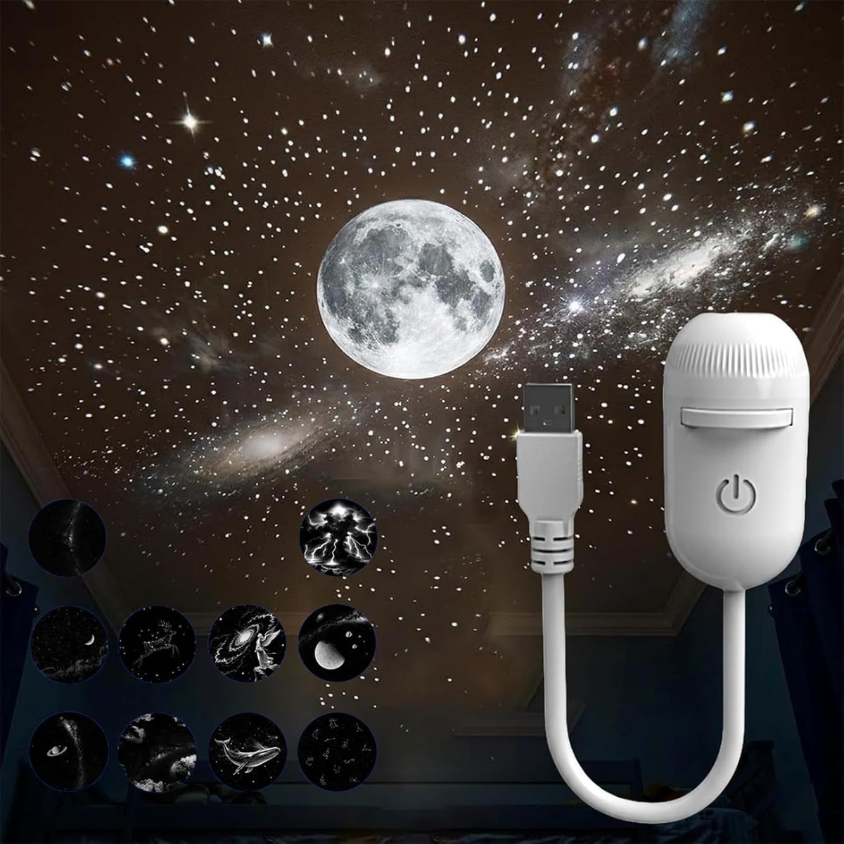 Globe Milky Way Star Night Light