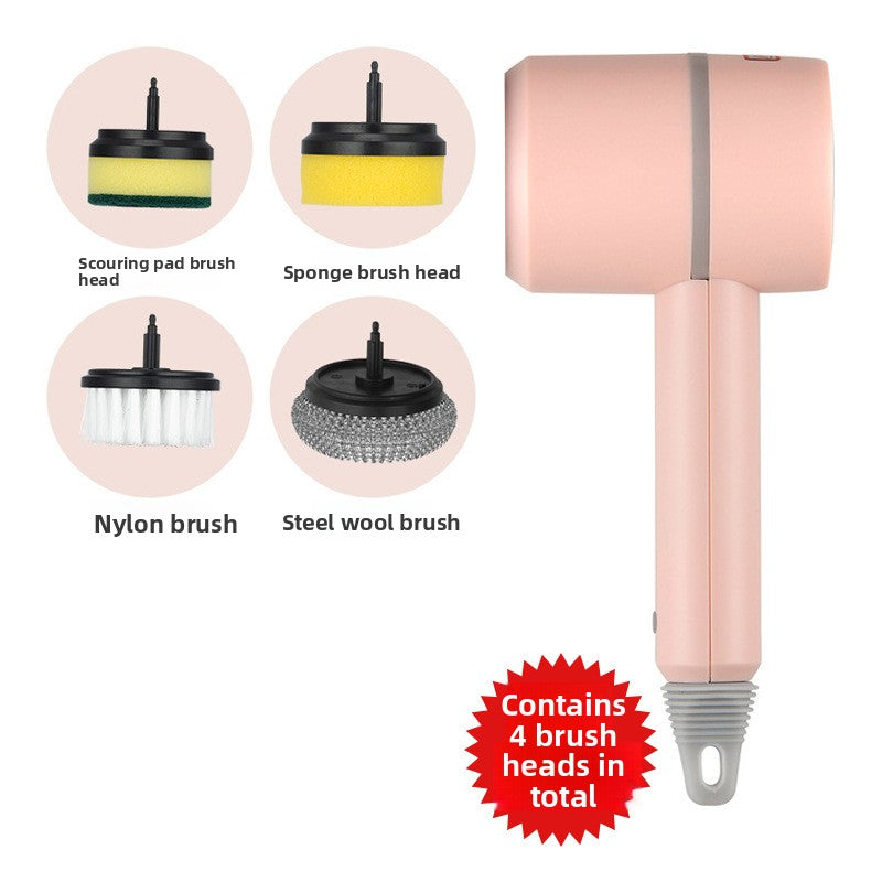 Multifunctional Electric Cleaning Brush Handheld Wireless Rechargeable Bottle Brush