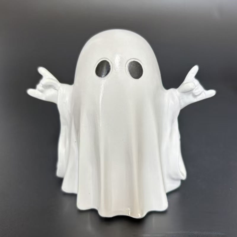 Cartoon Ghost Figurine Halloween Christmas Decor
