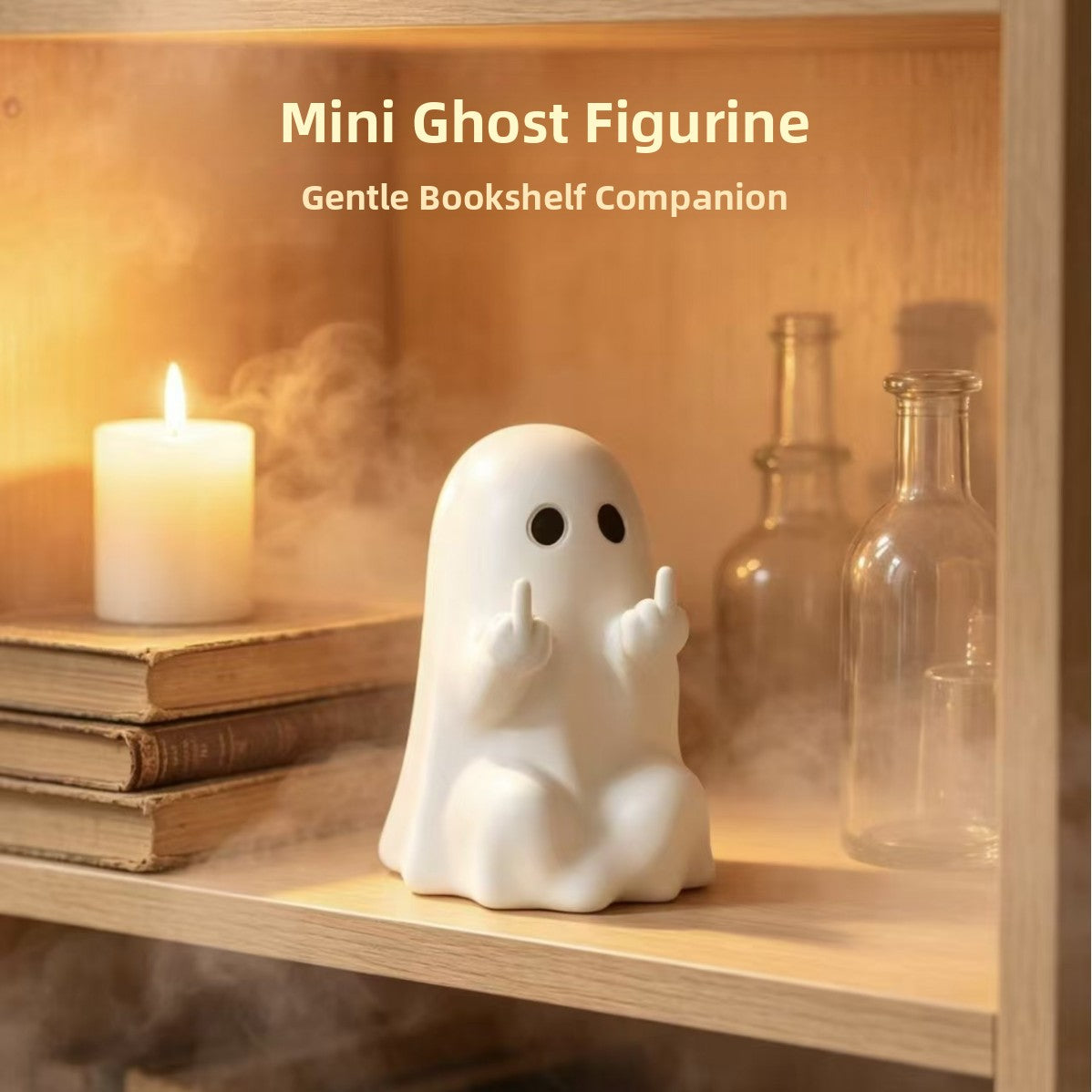Cartoon Ghost Figurine Halloween Christmas Decor