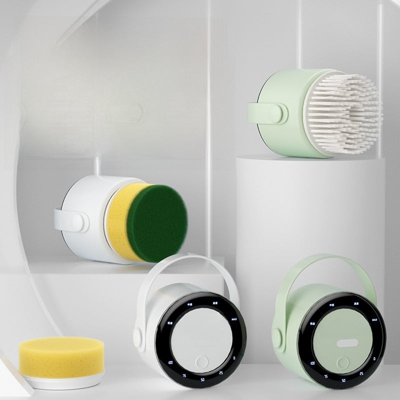 Handheld Electric Cleaning Brush for Household Use