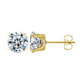  Golden claws with white zirconium 8mm