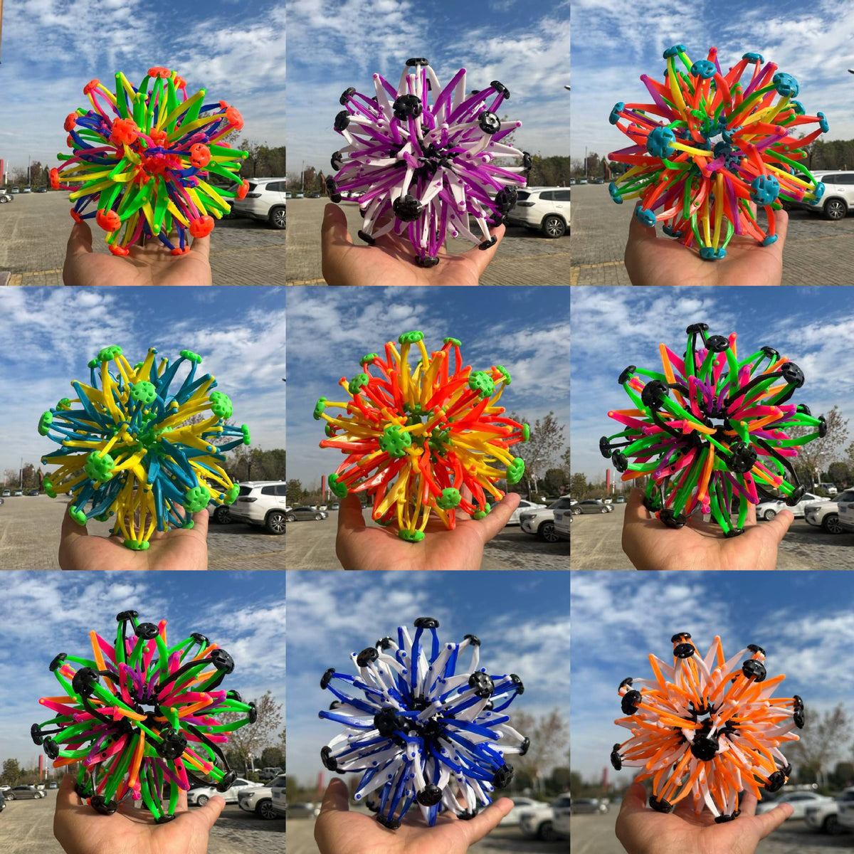 Magic Retractable Flower Ball Toy