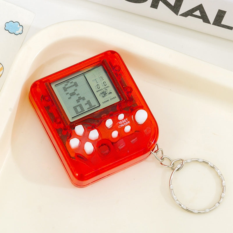Handheld Tetris Game Console Keychain