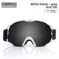  White Frame Gray Lens Black Strap
