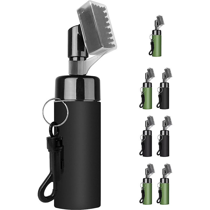 Press Type Golf Ball Cleaning Spray Brush