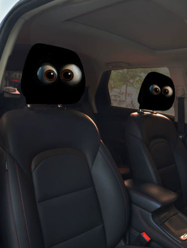 Car headrest cover