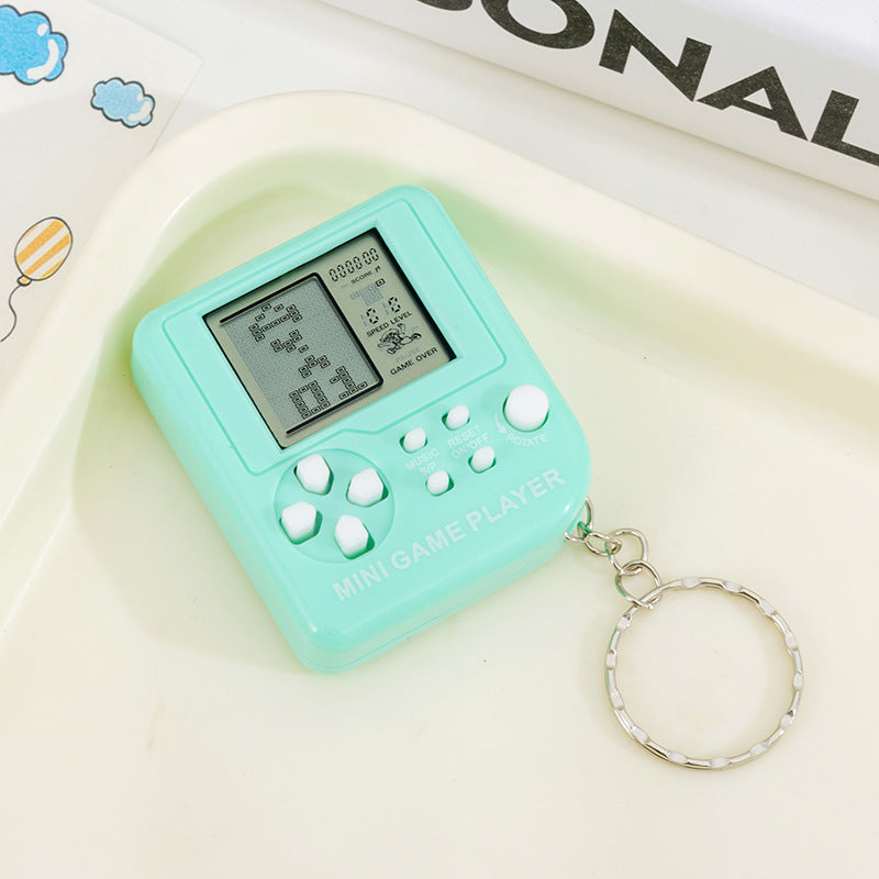 Handheld Tetris Game Console Keychain