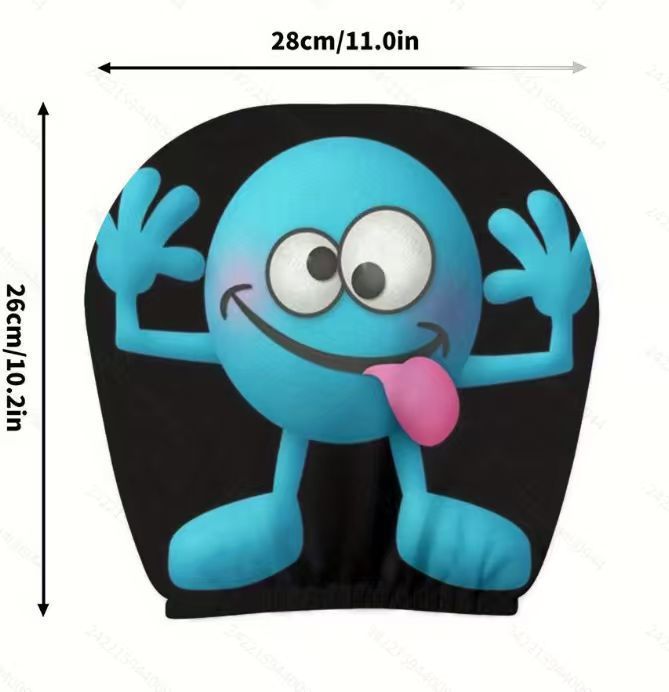 Car headrest cover