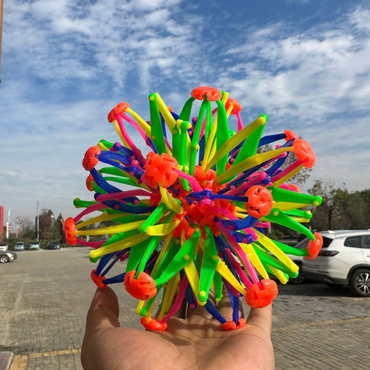 Magic Retractable Flower Ball Toy