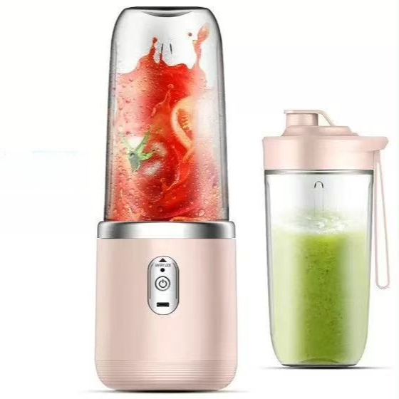 Double-bottle fruit juicer