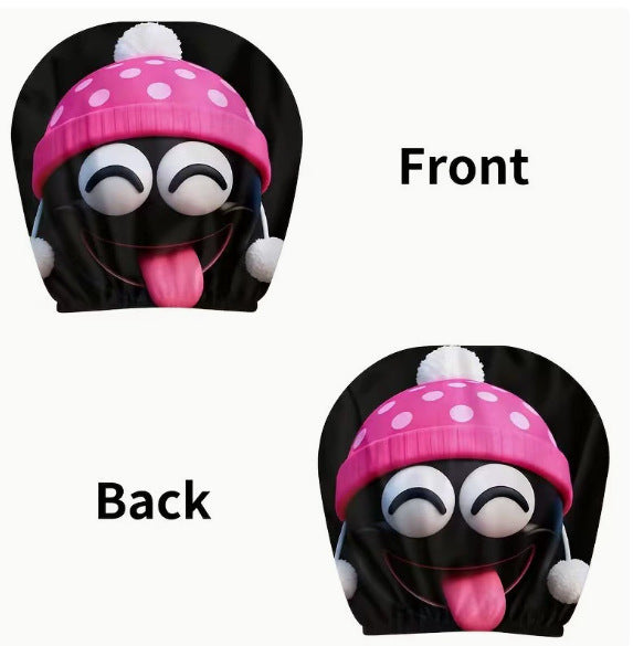 Car headrest cover
