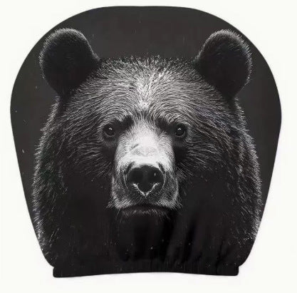 Car headrest cover