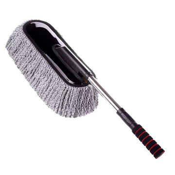 Retractable gray car wash mop