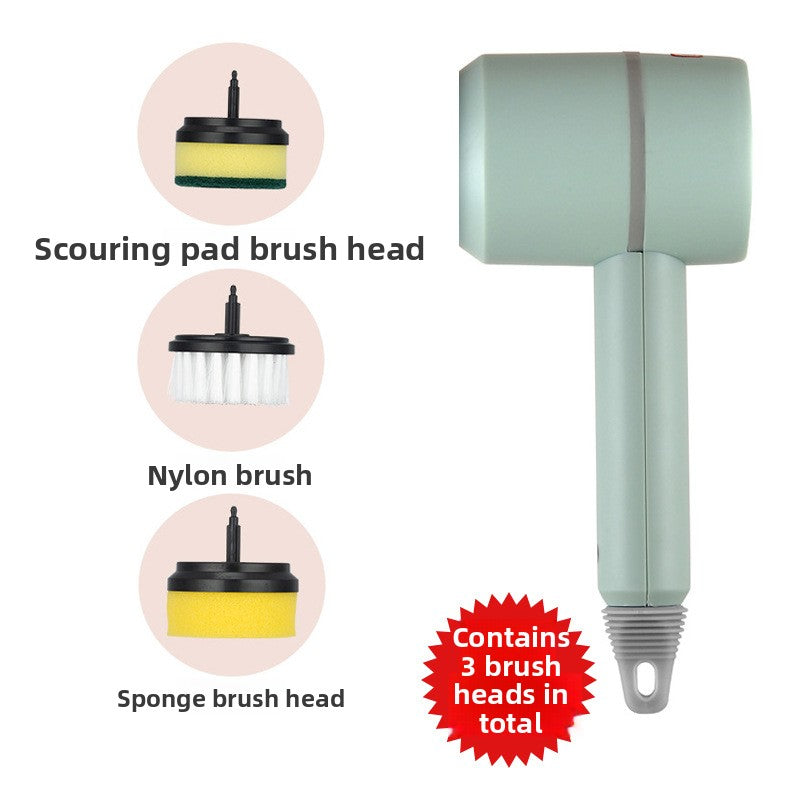 Multifunctional Electric Cleaning Brush Handheld Wireless Rechargeable Bottle Brush