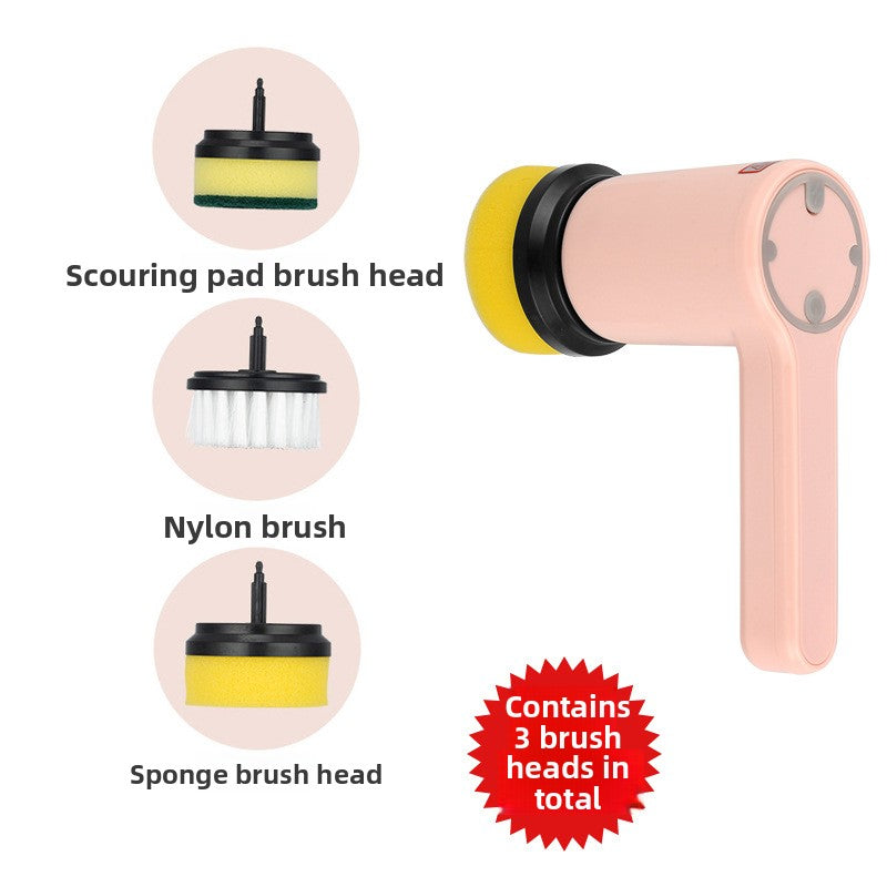 Multifunctional Electric Cleaning Brush Handheld Wireless Rechargeable Bottle Brush