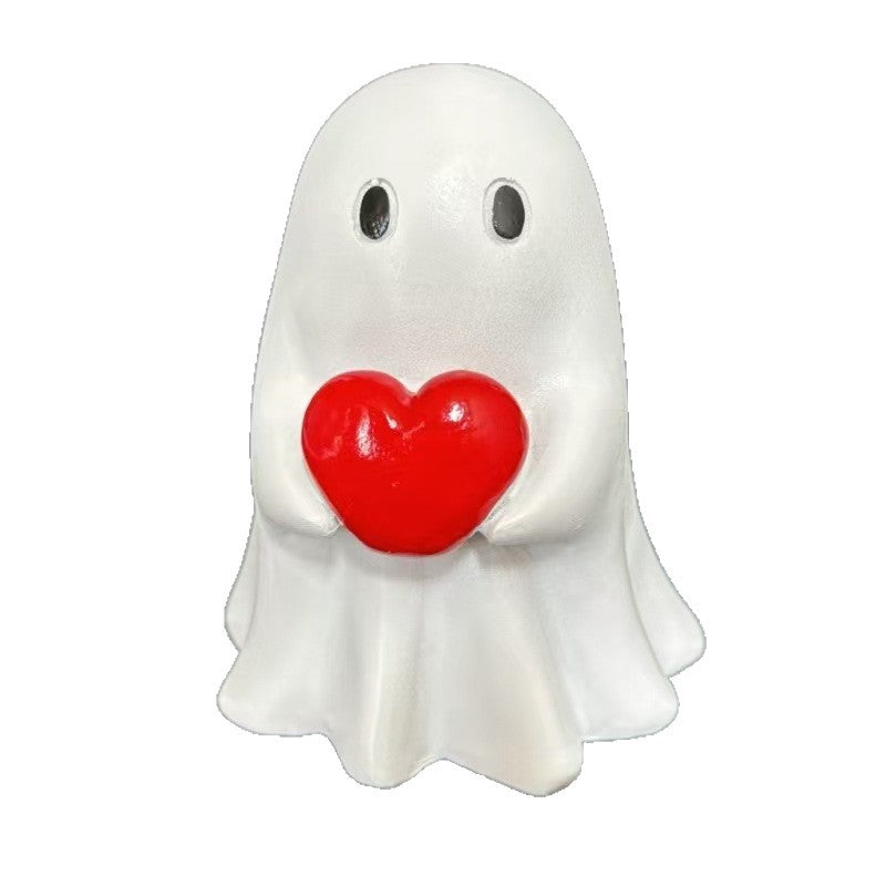 Cartoon Ghost Figurine Halloween Christmas Decor