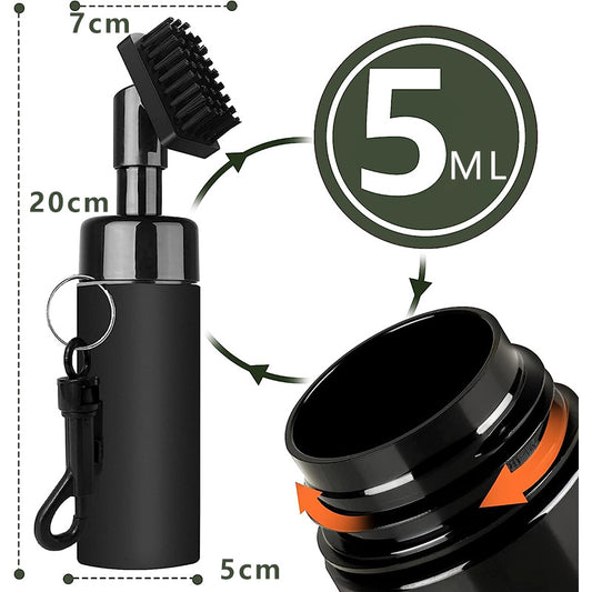 Press Type Golf Ball Cleaning Spray Brush