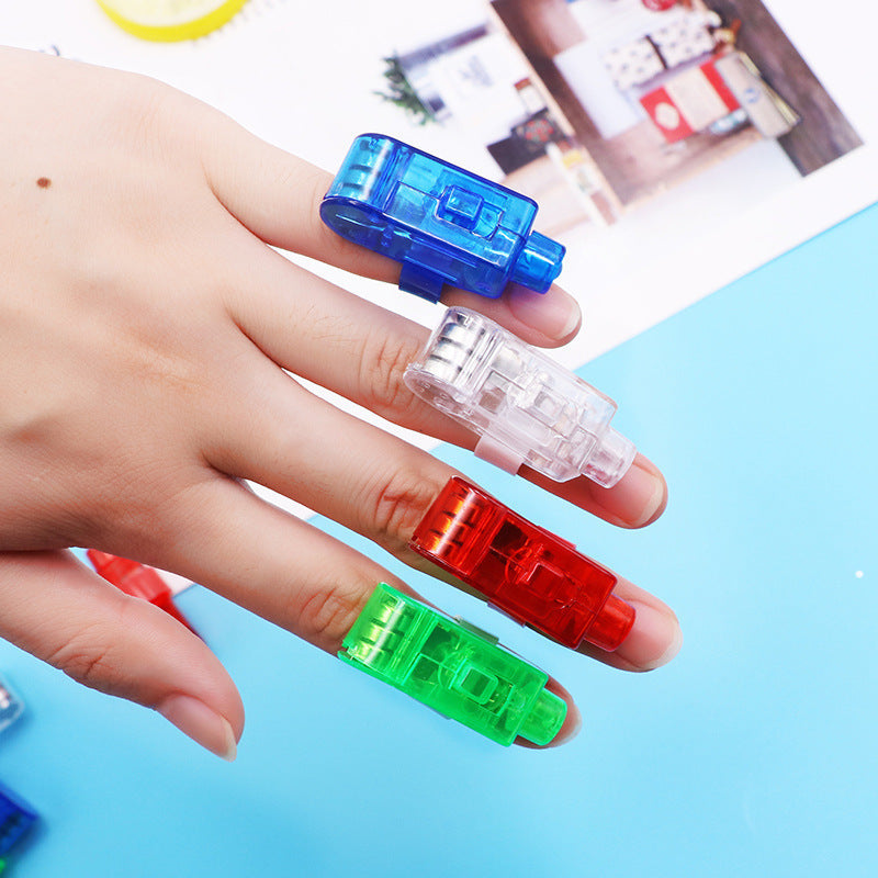 LED Finger Light Projection Party Toys