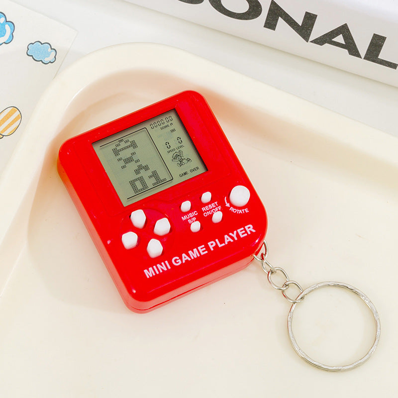 Handheld Tetris Game Console Keychain