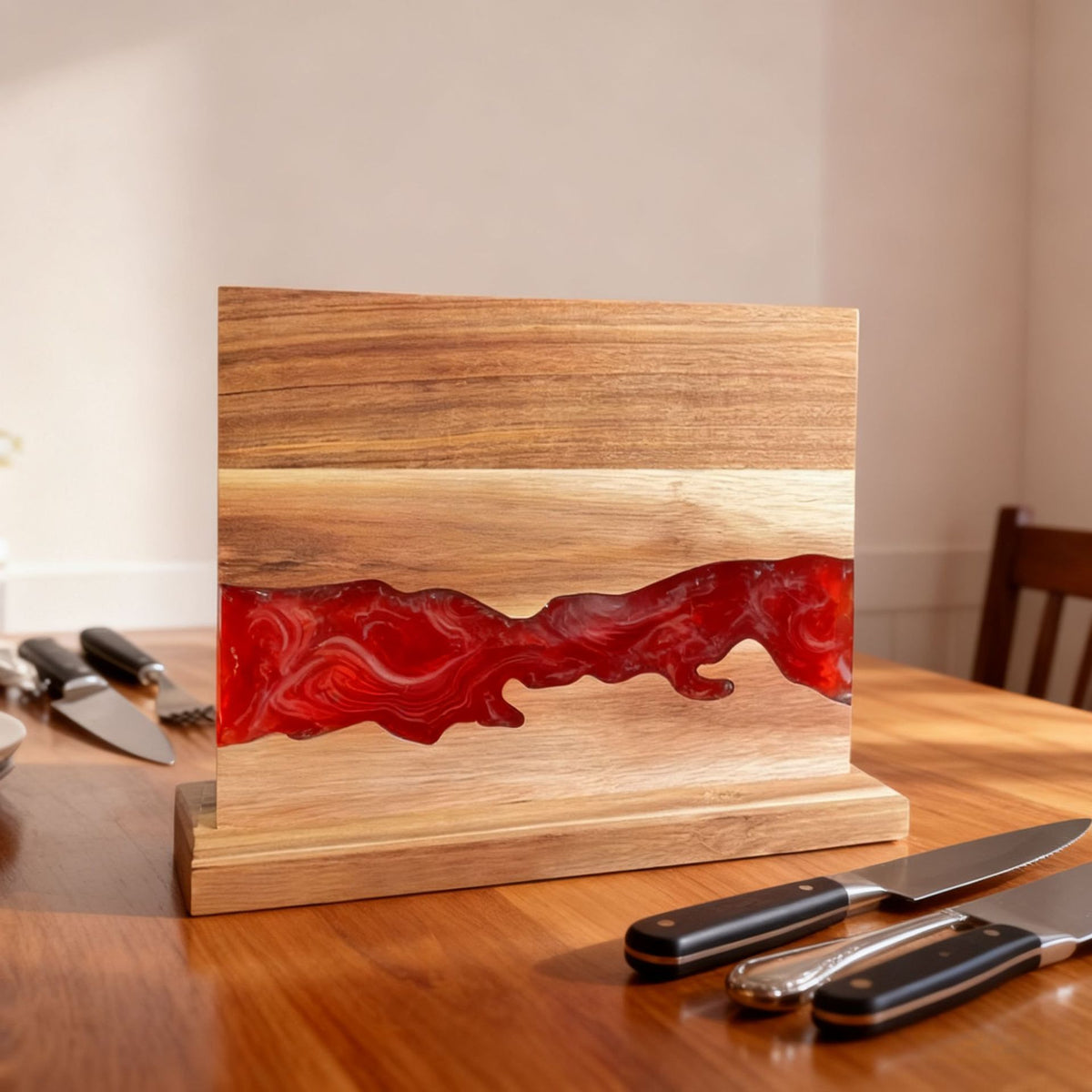 Double-sided magnetic knife holder