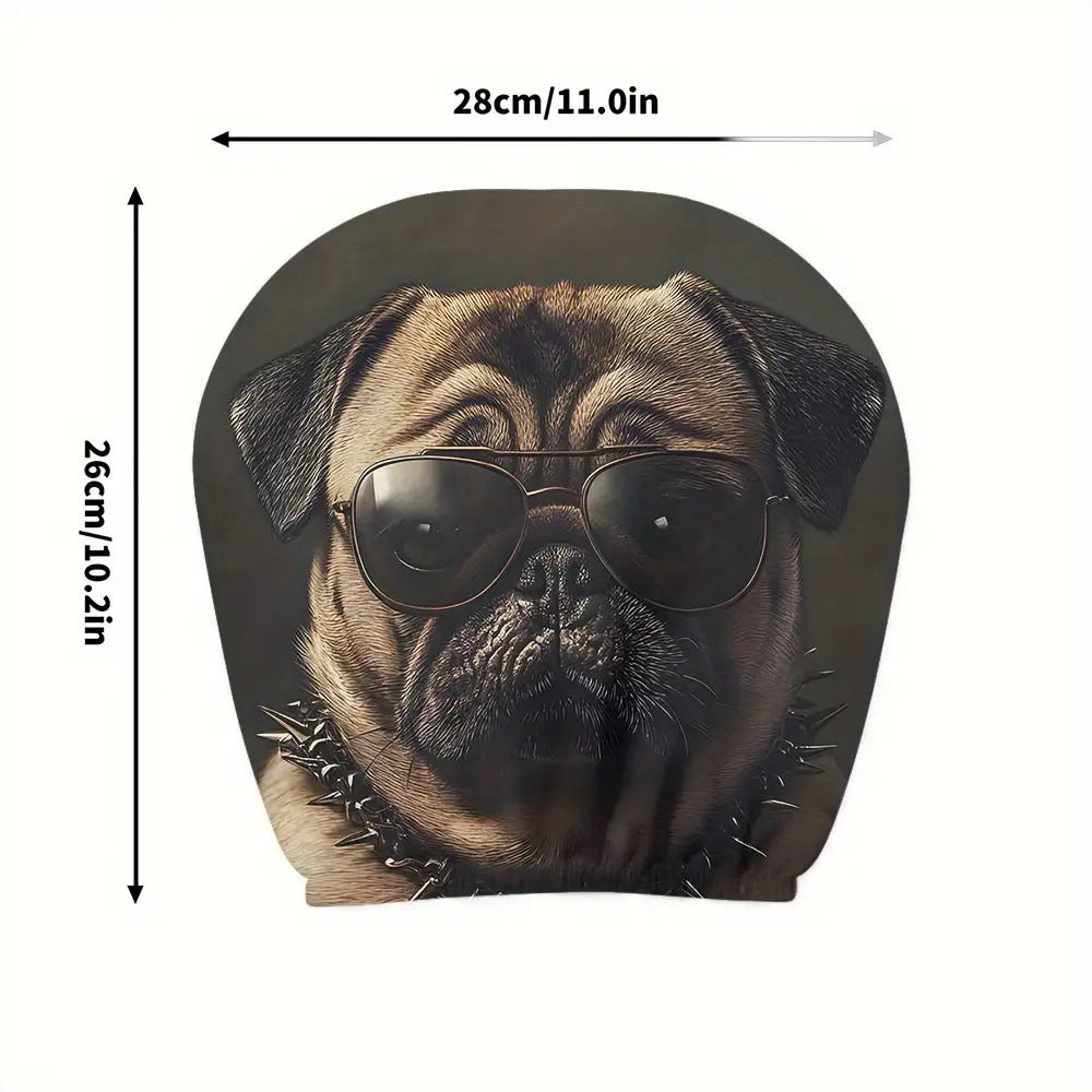 Car headrest cover