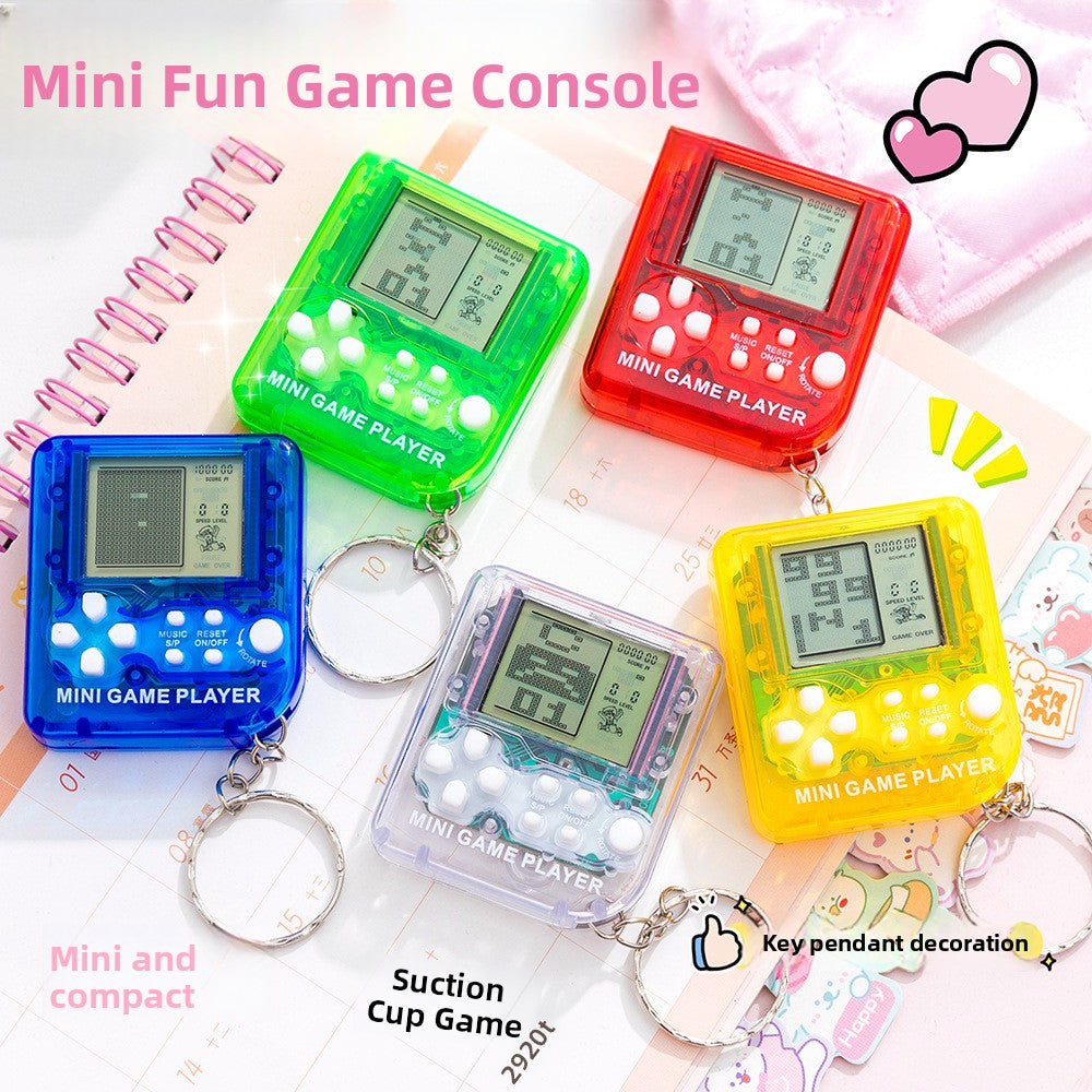 Handheld Tetris Game Console Keychain