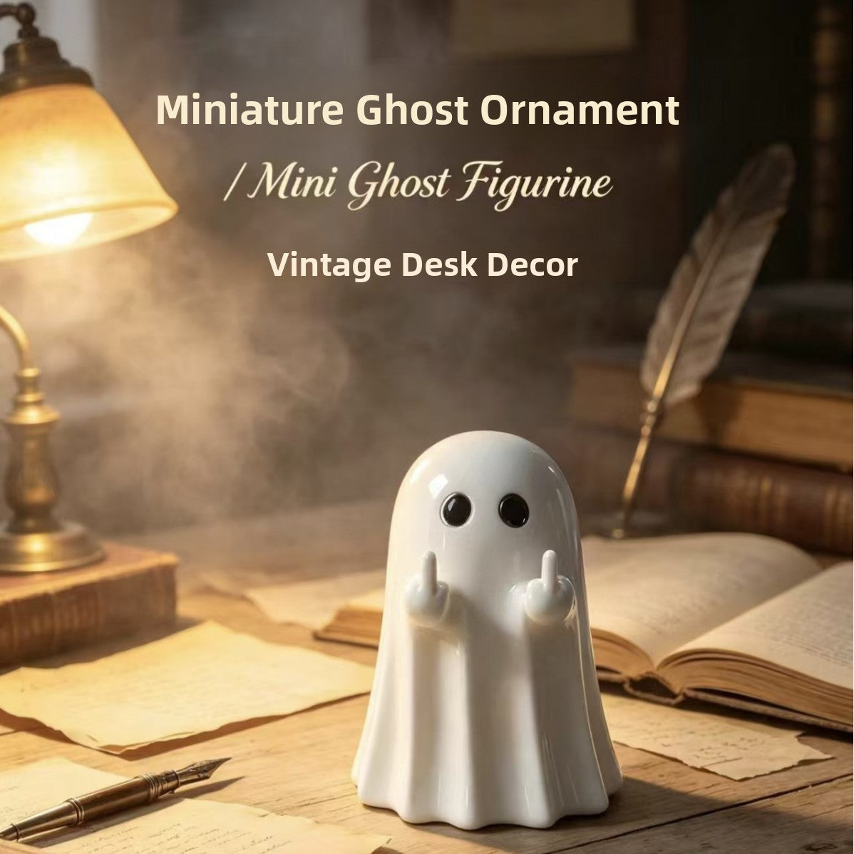 Cartoon Ghost Figurine Halloween Christmas Decor