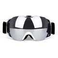  White Frame Silver Lens Black Strap