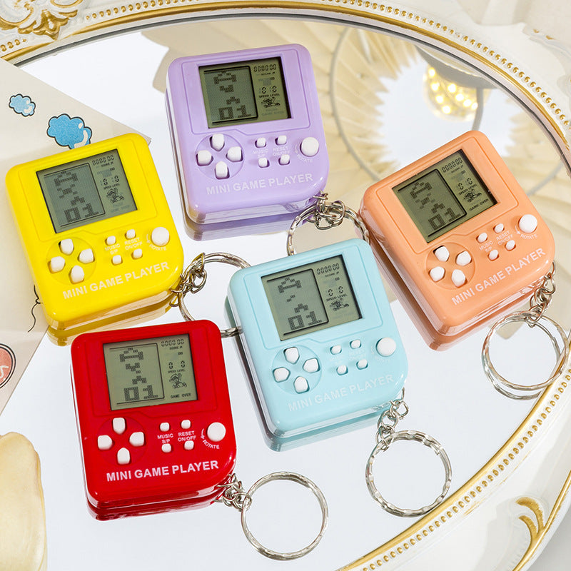Handheld Tetris Game Console Keychain