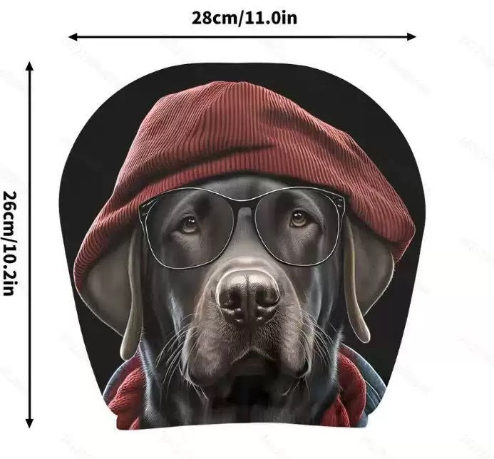 Car headrest cover
