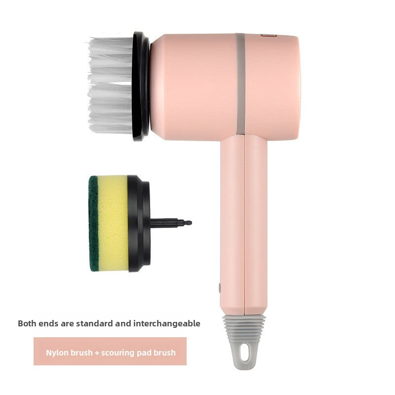 Multifunctional Electric Cleaning Brush Handheld Wireless Rechargeable Bottle Brush
