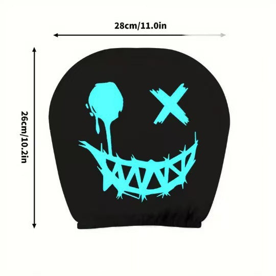 Car headrest cover