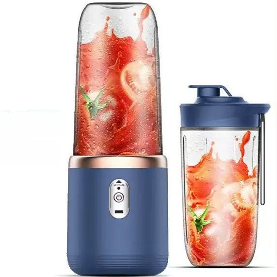 Double-bottle fruit juicer