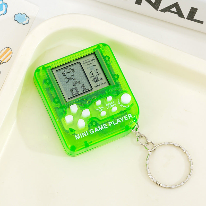 Handheld Tetris Game Console Keychain