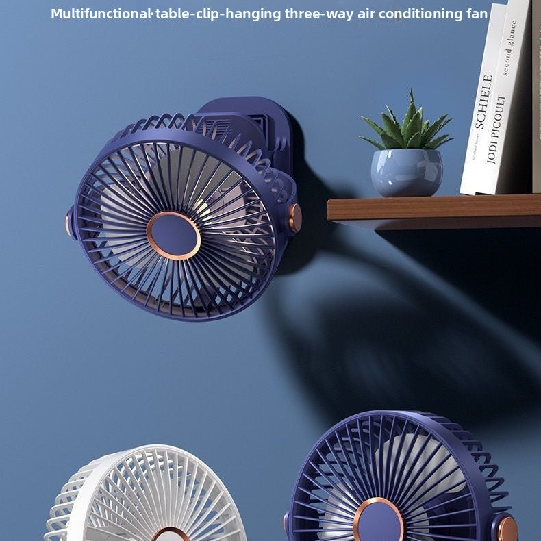 USB Rechargeable Desk Fan with Oscillation