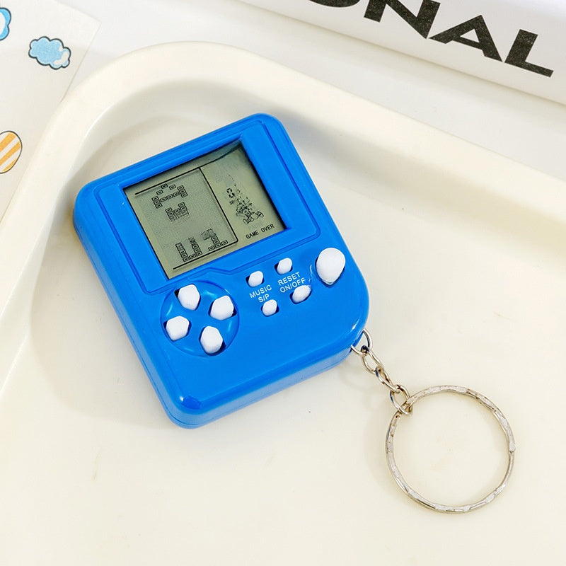 Handheld Tetris Game Console Keychain