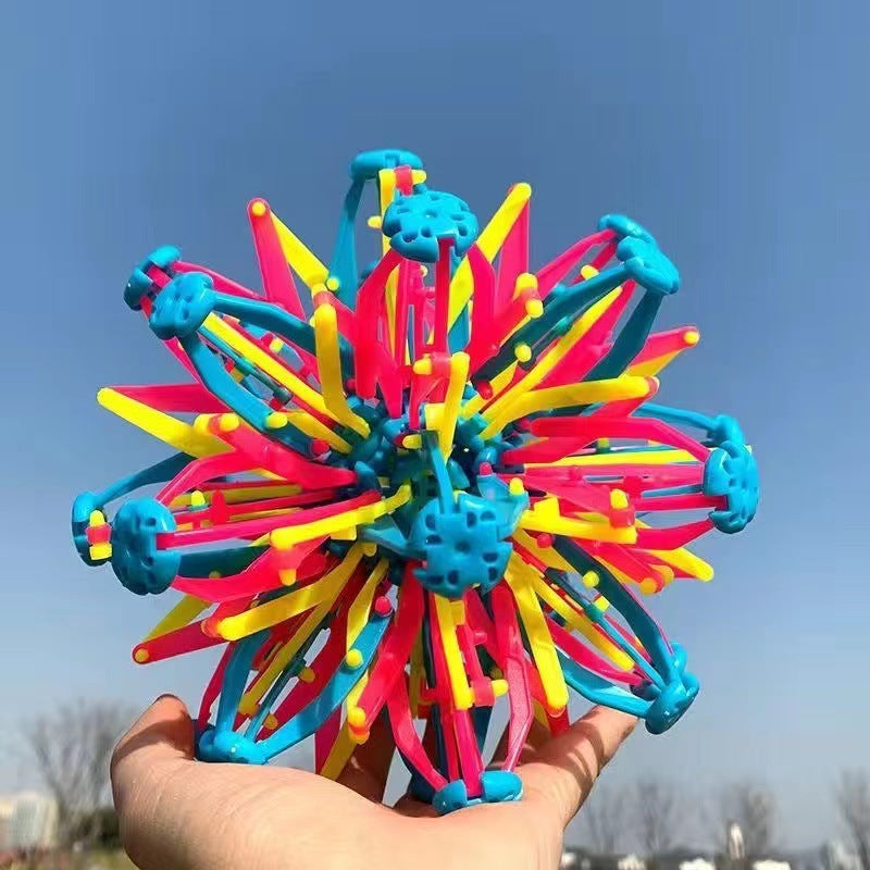 Magic Retractable Flower Ball Toy