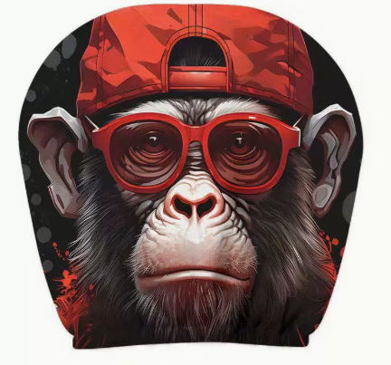Car headrest cover