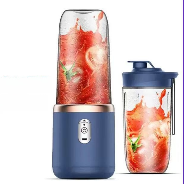 Double-bottle fruit juicer