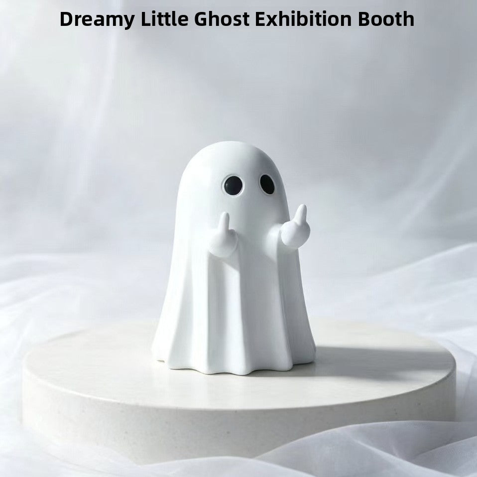 Cartoon Ghost Figurine Halloween Christmas Decor